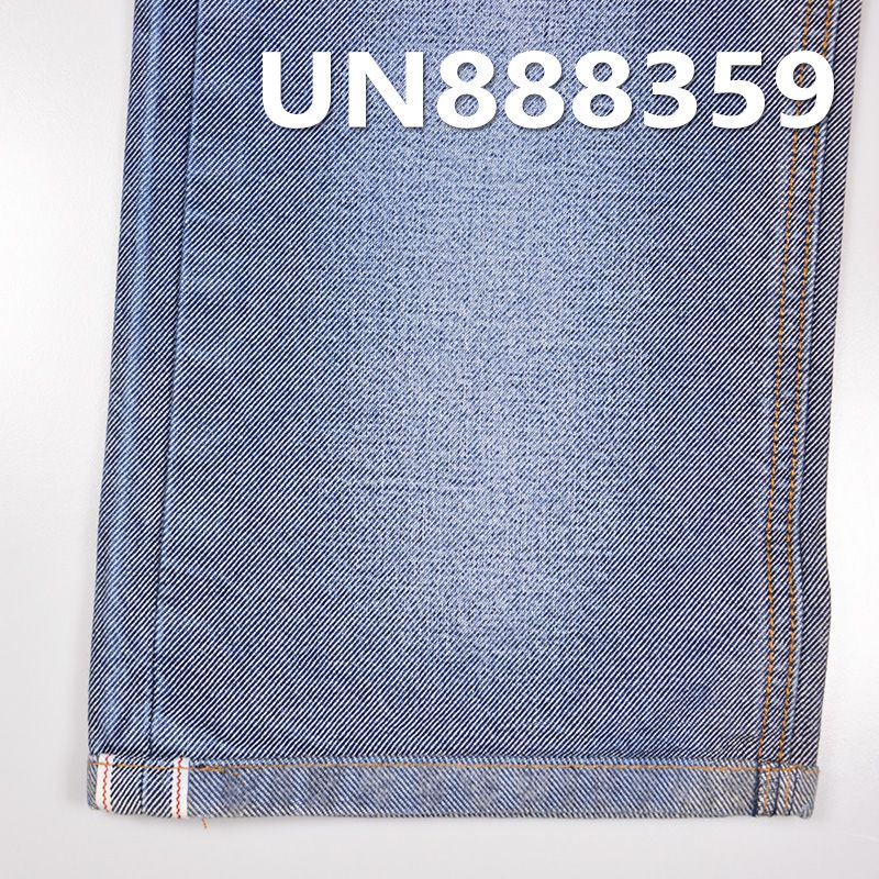 100%棉底抓毛右斜红边牛仔布 13oz 34/35" UN888359