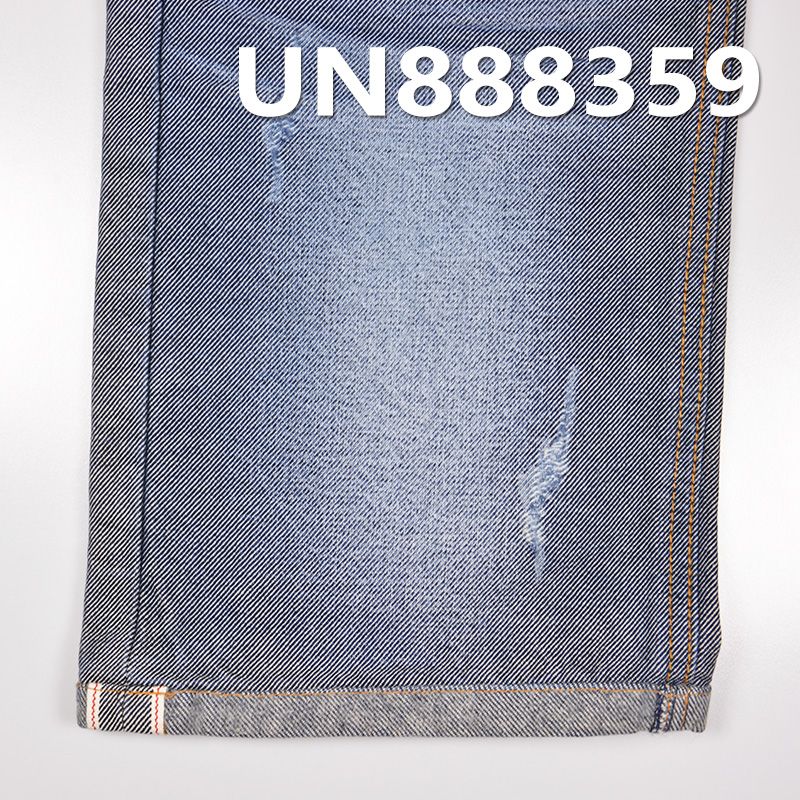 100%棉底抓毛右斜紅邊牛仔布 13oz 34/35" UN888359