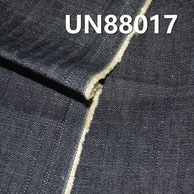 全棉竹節提花條子牛仔布 12.5oz 58/59" UN88017