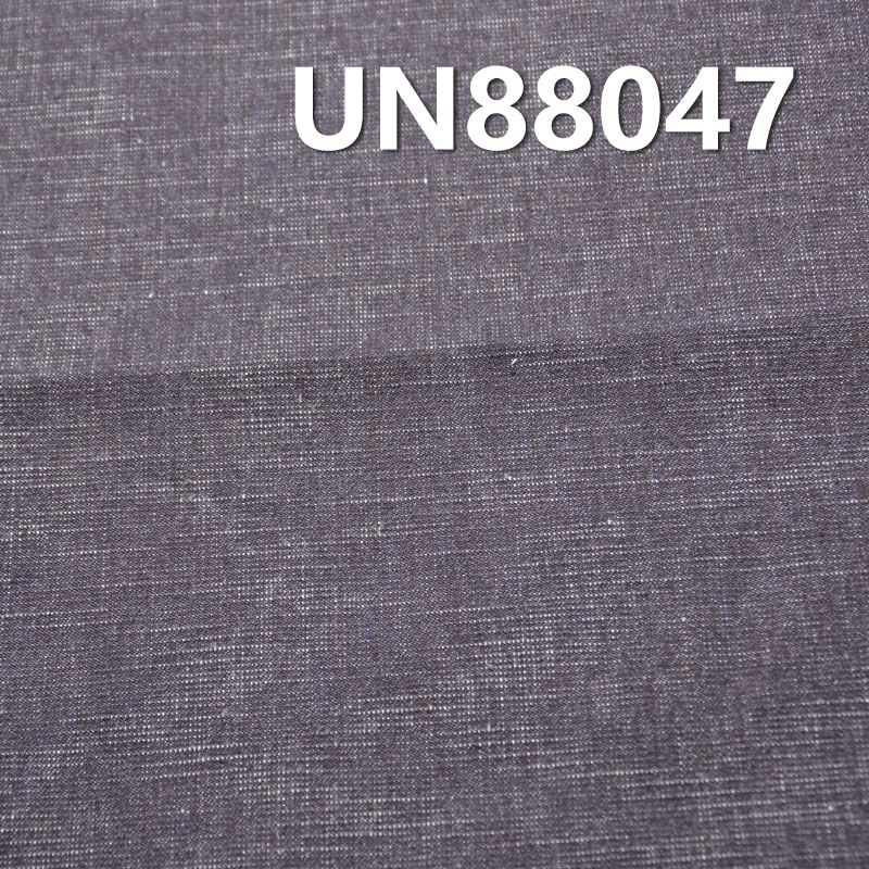 涤棉弹力竹节牛仔 12.5oz 60/61" 16.8%涤83.2%棉竹节右斜牛仔布 UN88047