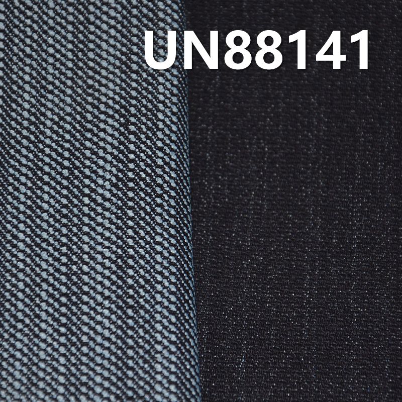 涤棉弹力牛仔布 10.5oz 51/52" 72.3%棉25.4%涤2.3%弹右斜牛仔布 UN88141