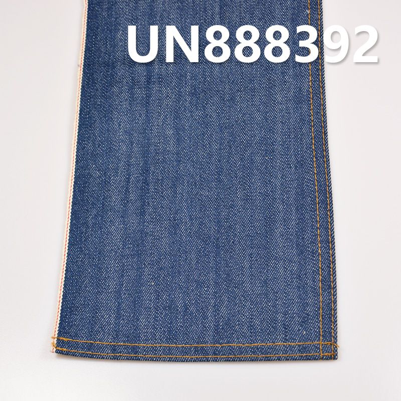 100%棉竹節右斜紅邊牛仔布 14oz 29/30" UN888392