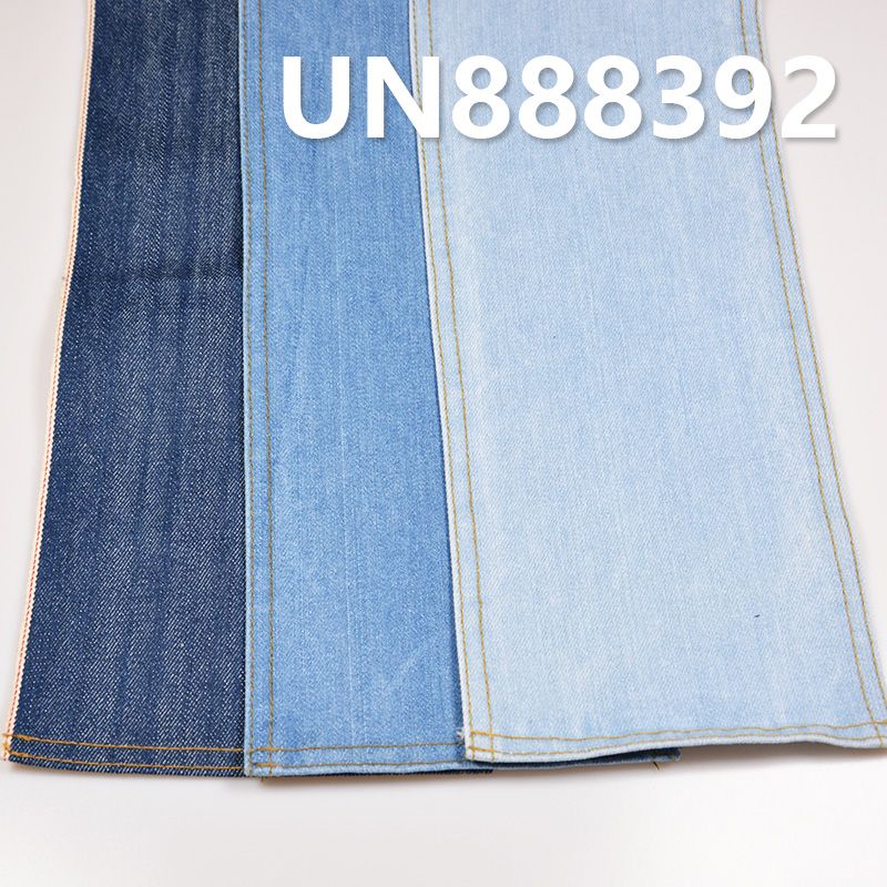 100%棉竹節右斜紅邊牛仔布 14oz 29/30" UN888392