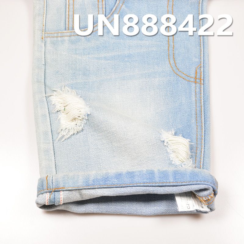 100%棉竹节右斜重磅红边牛仔布 18.5oz 32/33" UN888422