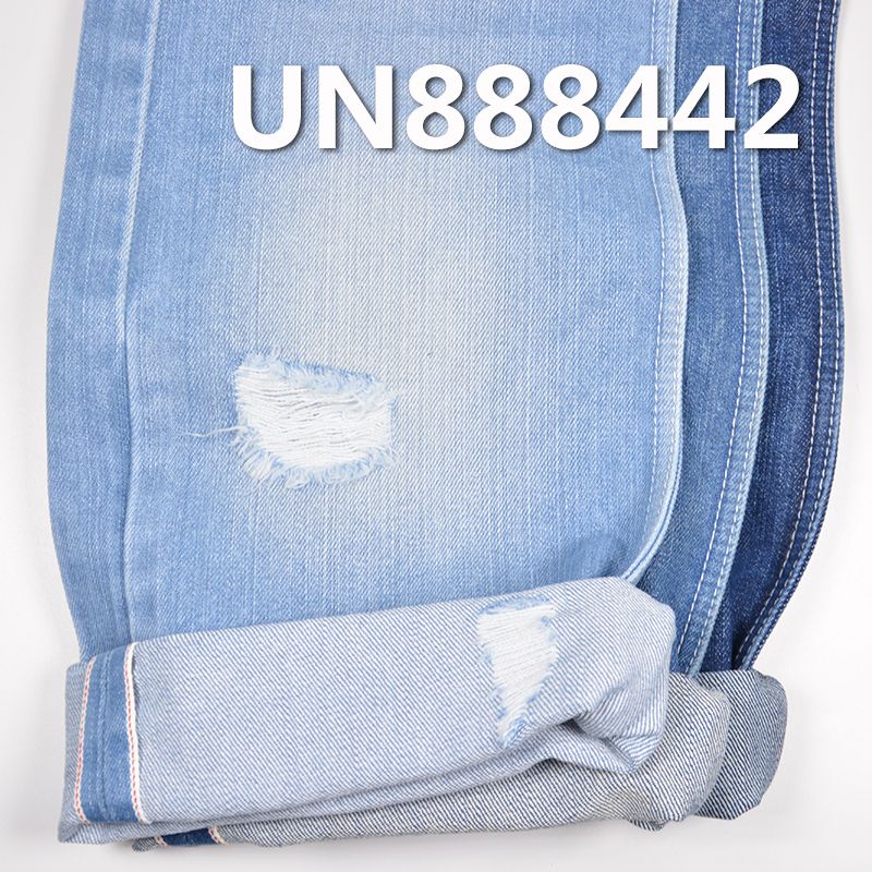 100%棉竹节右斜红边牛仔布 14oz 28/29" UN888442