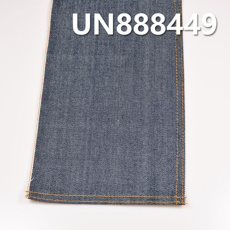 100%棉竹節右斜紅邊牛仔布 31/32"  12.5oz UN888449