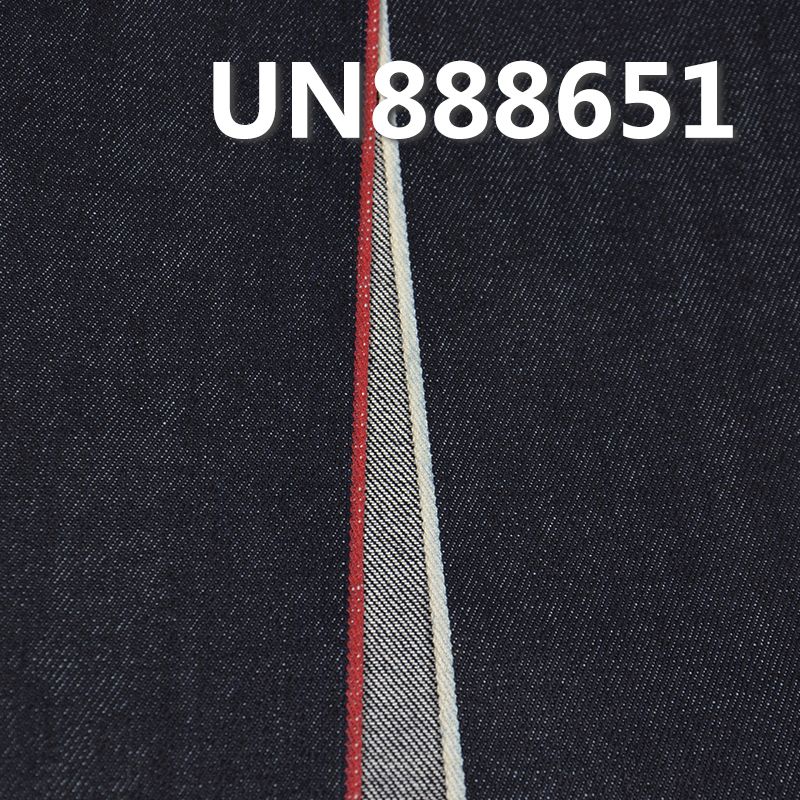 全棉竹節右斜紅邊牛仔布 12.9oz 30/31" UN888651