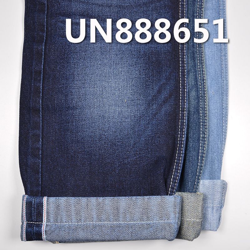 全棉竹節右斜紅邊牛仔布 12.9oz 30/31" UN888651