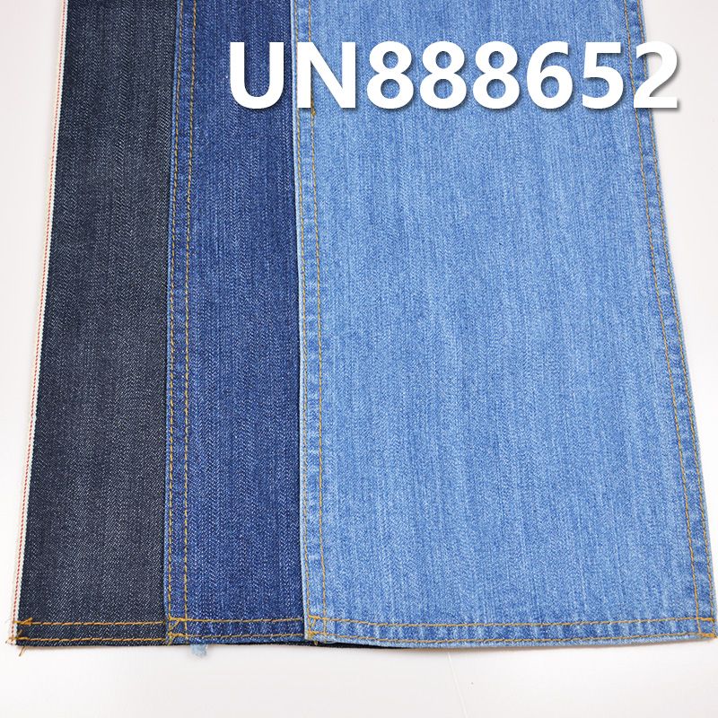 全棉竹節右斜紅邊牛仔布 10.7oz 33/34" UN888652