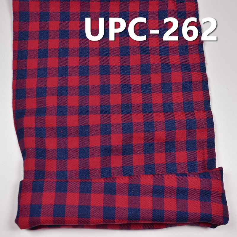 全棉学院风INDIGO色织格子 4.3OZ  57/58" UPC-262