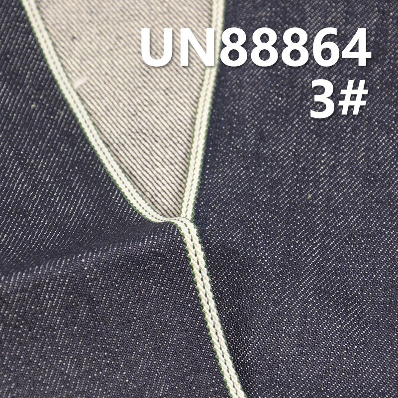 100%棉竹節右斜紅邊牛仔布 13.3oz 32/33" UN88864