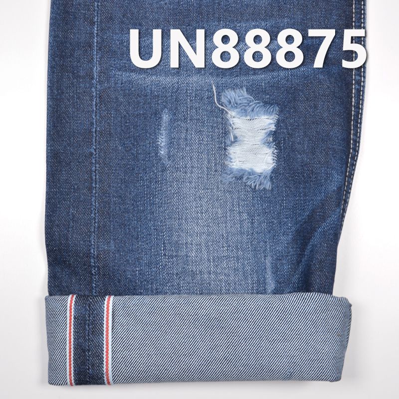 100%棉左斜红边牛仔布 12oz 32-33" UN88875