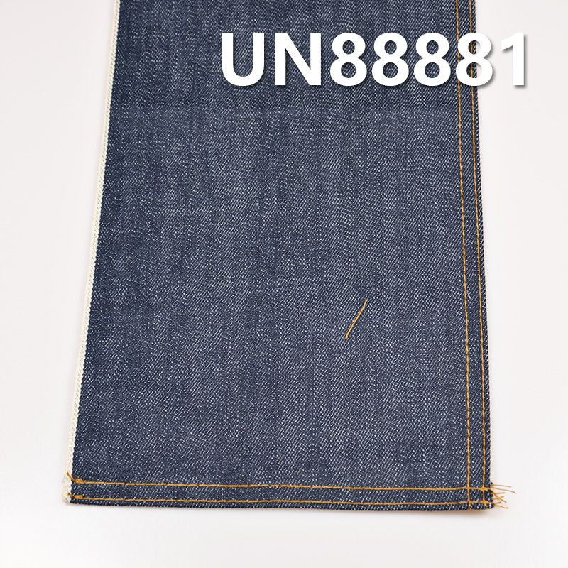 全棉四片"Z"斜色邊牛仔 13oz 31/32" UN88881