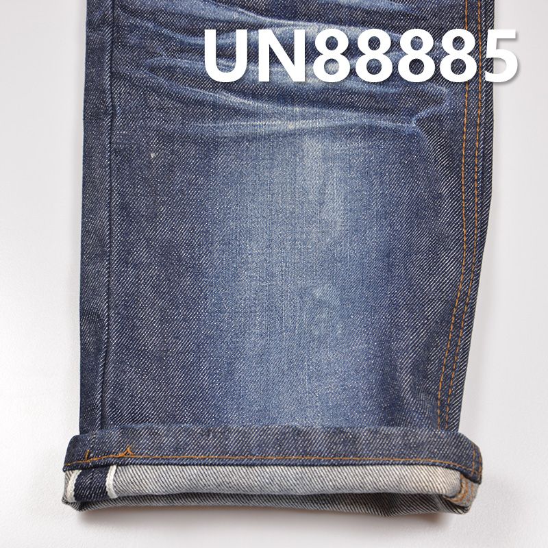 100%棉竹节右斜红边牛仔布 14oz 32-33" UN88885