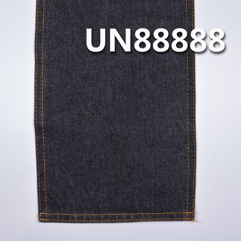 全棉竹節右斜紅邊牛仔布 13.2oz 32-33" UN88888