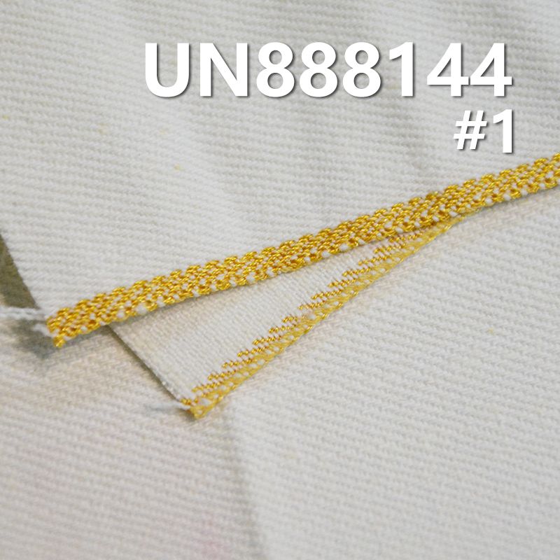 赤耳古法丹宁布  多色 12.5oz 31/32" 全棉竹節右斜金边色边布 UN888144