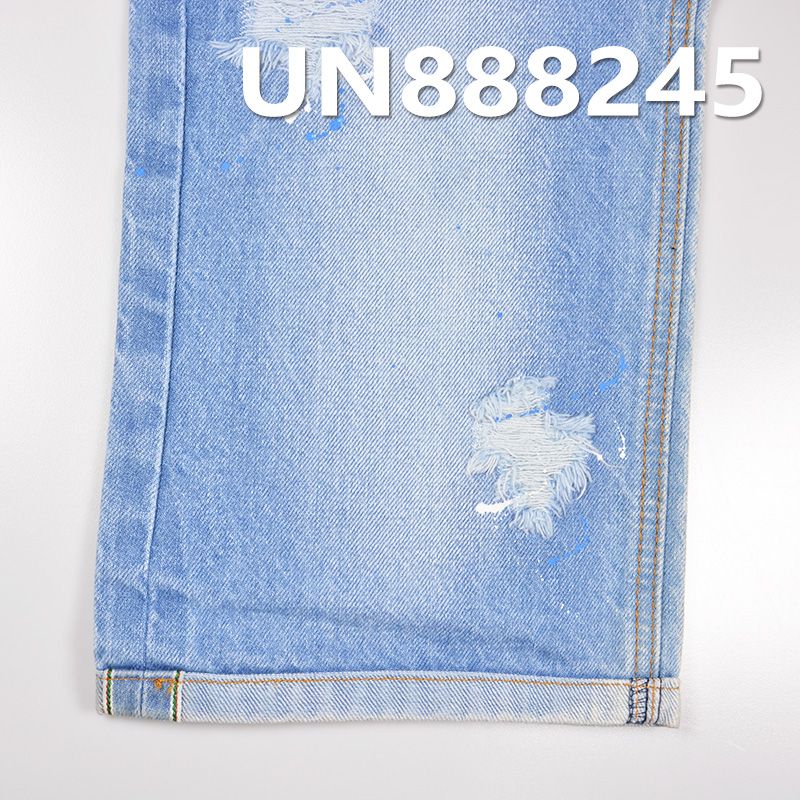 全棉竹节彩棉底红边牛仔 12.3oz 32/33" UN888245