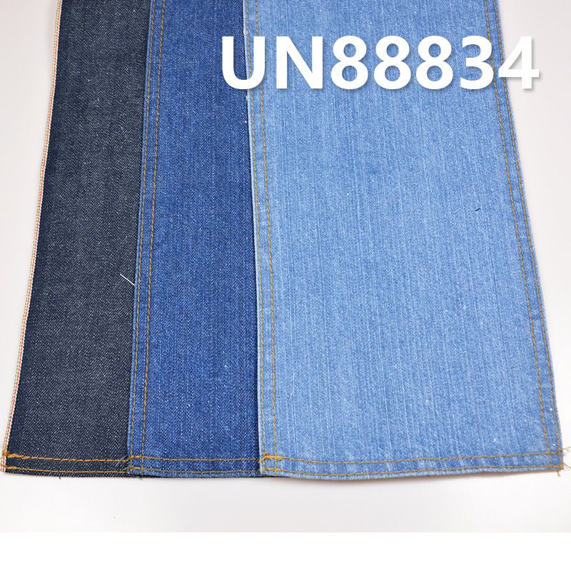 66%棉,34%麻竹节右斜红边牛仔布 11.4oz 32/33" UN88834