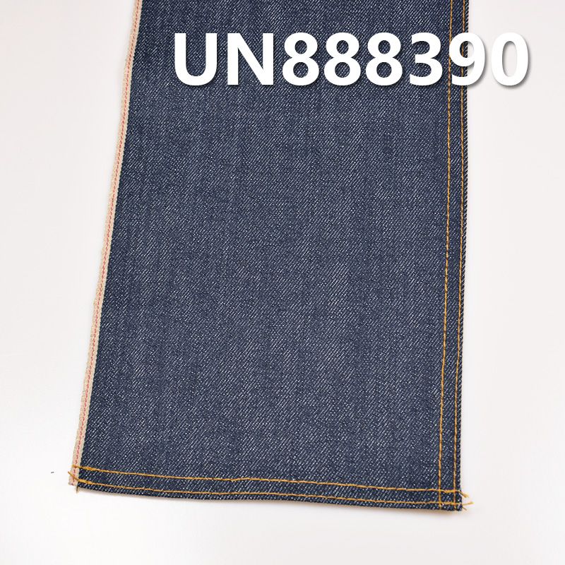 100%棉竹节右斜红边牛仔布 13oz 29/30" UN888390