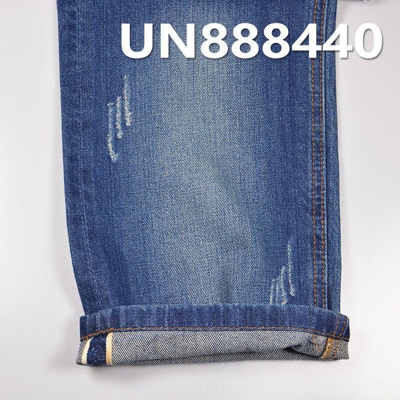 100%棉竹節右斜紅邊牛仔布 12oz 32/33" UN888440