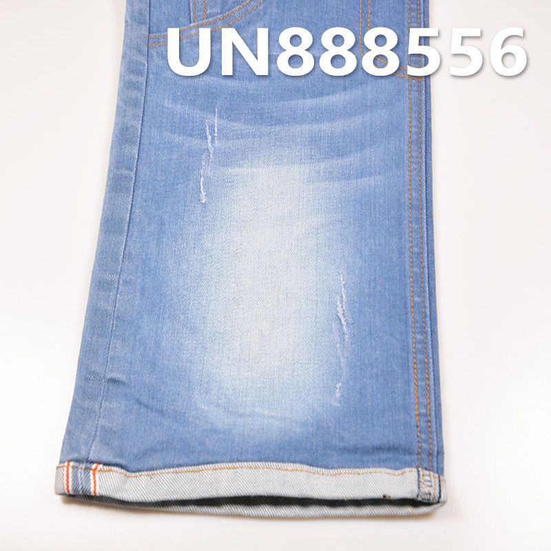 99%棉1%氨綸右斜紅邊牛仔布 11.7oz 32/33" UN888556