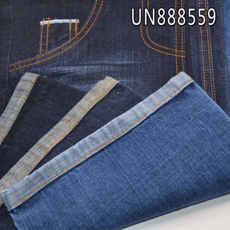 全棉竹节右斜红边牛仔布 11.8oz 32/33" UN888559