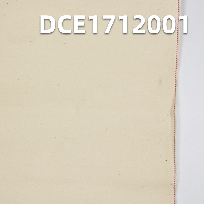 全棉左斜红边牛仔布  18/19" DCE1712001