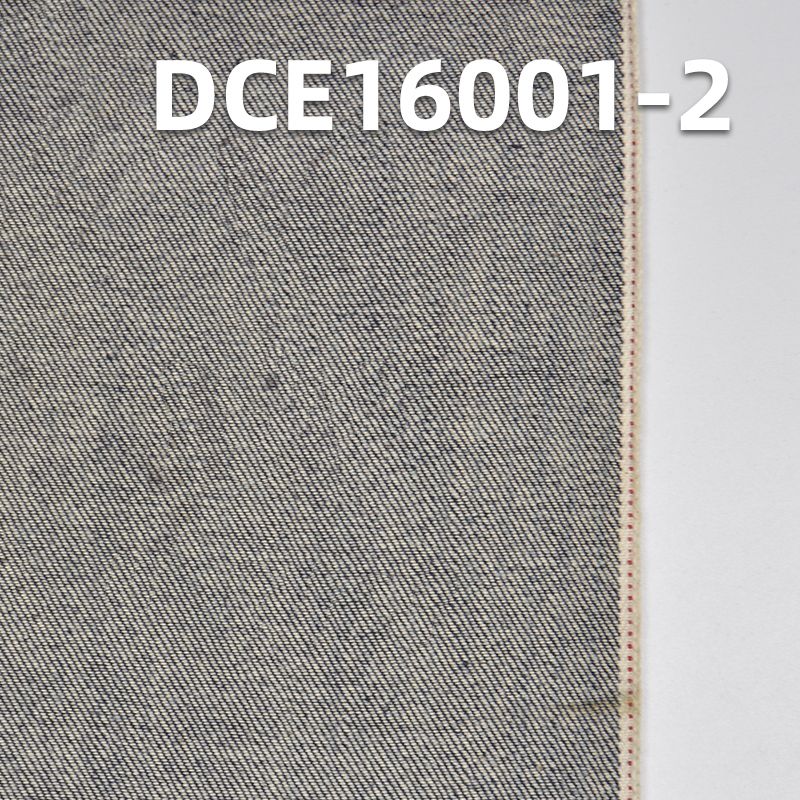 全棉右斜红边牛仔布 12.4oz 30/31" DCE16001-2