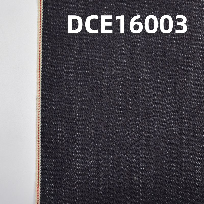 全棉斜紋紅邊牛仔布 12.6oz 30/33" DCE16003