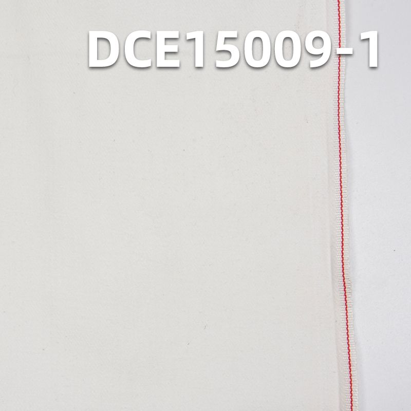 棉彈力紅邊牛仔布 31/32" 10.1oz DCE15009-1