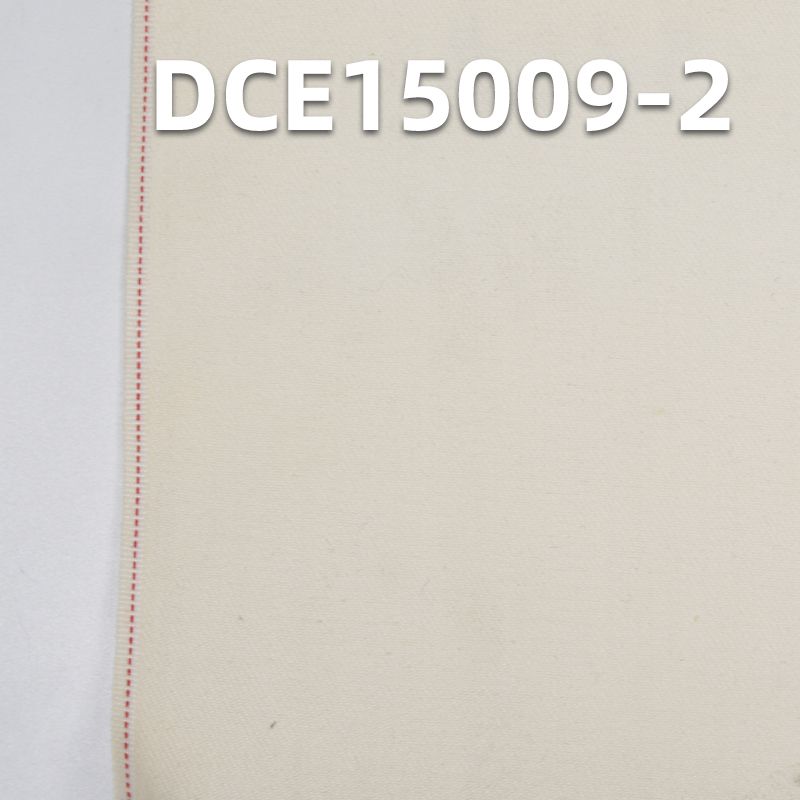 98%棉2%氨纶 棉弹力左斜红边牛仔布 32/33” 9.7oz DCE15009-2