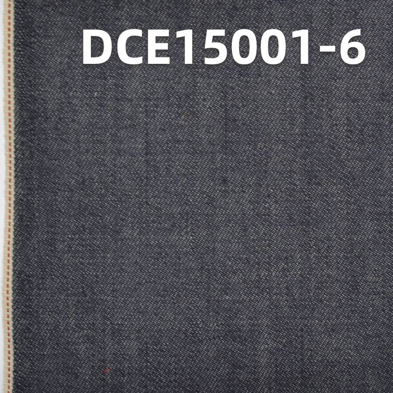 牛仔布 DCE15001-6 廠家現貨特價 面料 全棉紅邊牛仔布 11OZ 30/31"