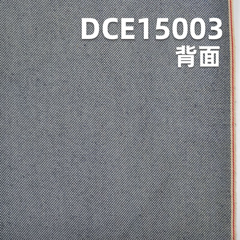 工厂直销 现货 DCE15003 牛仔面料 特价全棉红边牛仔布 蓝牛色边布 12.3OZ 30/31"