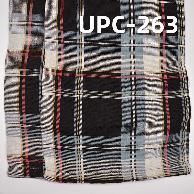 全棉學院風色織格子 4.7OZ 57.5" UPC-263