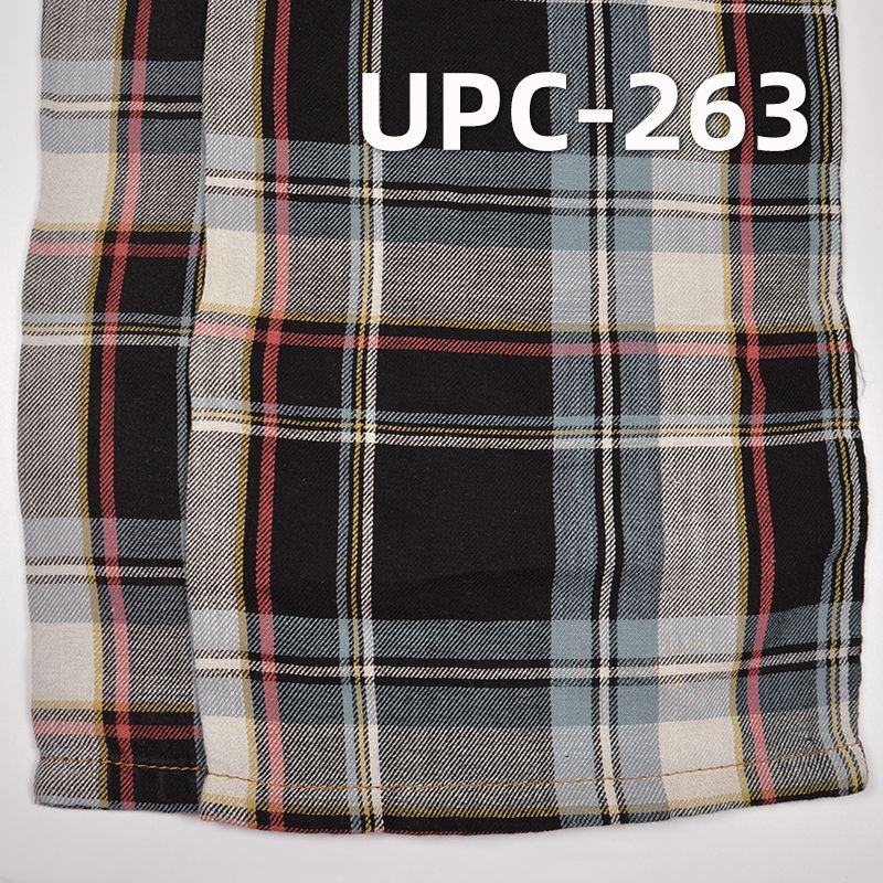 全棉学院风色织格子 4.7OZ 57.5" UPC-263