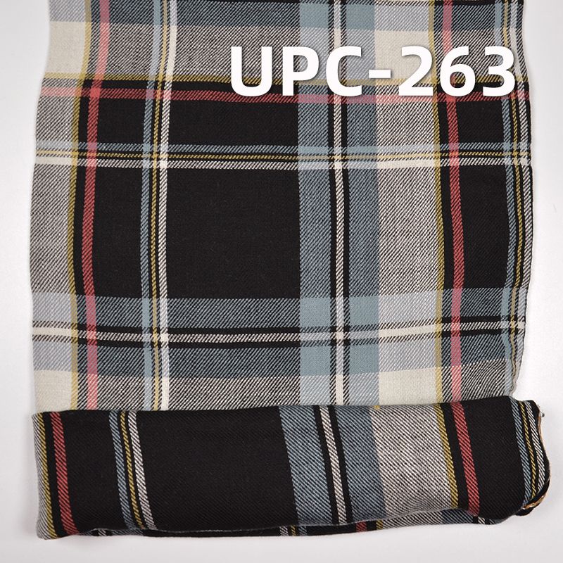 全棉學院風色織格子 4.7OZ 57.5" UPC-263