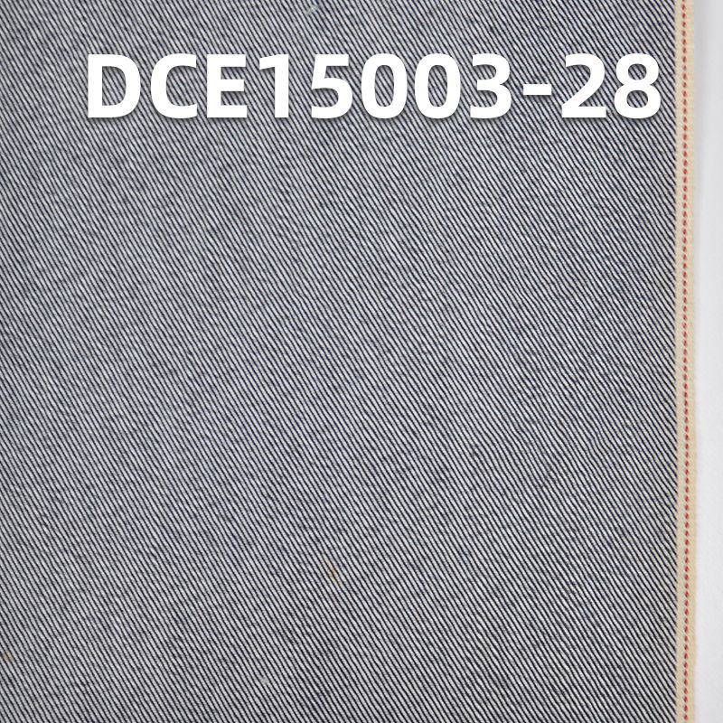 棉滌斜紋紅邊牛仔布 11oz 32/33” DCE15003-28