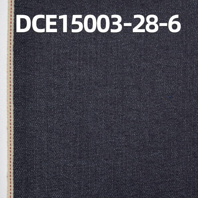 棉涤右斜红边牛仔布 11.3oz 31/32" DCE15003-28-6