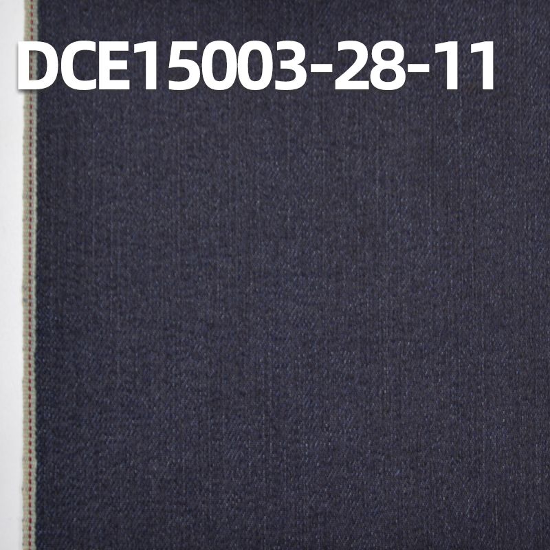 棉涤右斜红边牛仔布 11oz 31/32" DCE15003-28-11