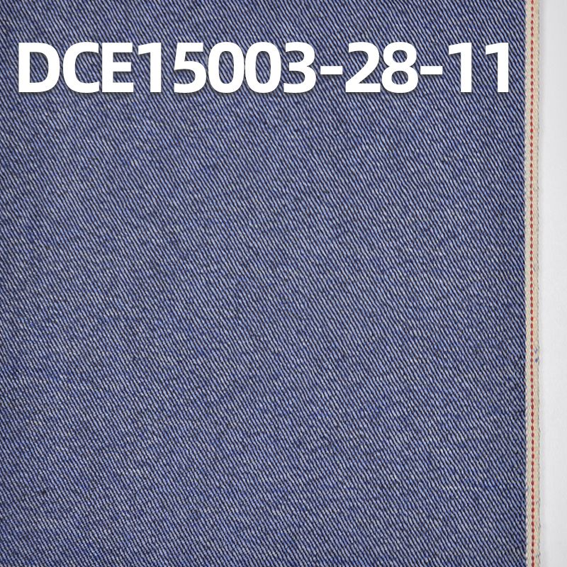 棉滌右斜紅邊牛仔布 11oz 31/32" DCE15003-28-11