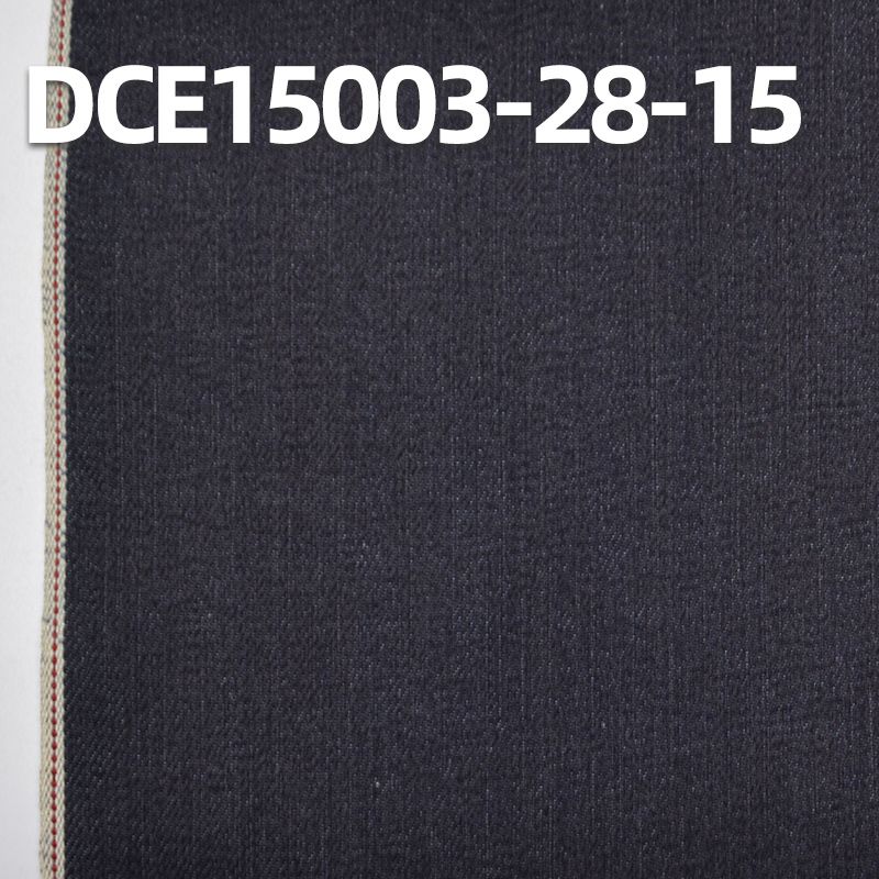 棉滌右斜紅邊牛仔布 11.1oz 31/32” DCE15003-28-15