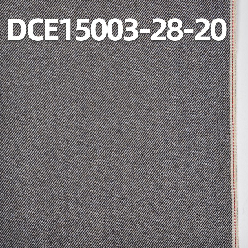 棉滌斜紋紅邊牛仔布 11.2oz 31/32” DCE15003-28-20