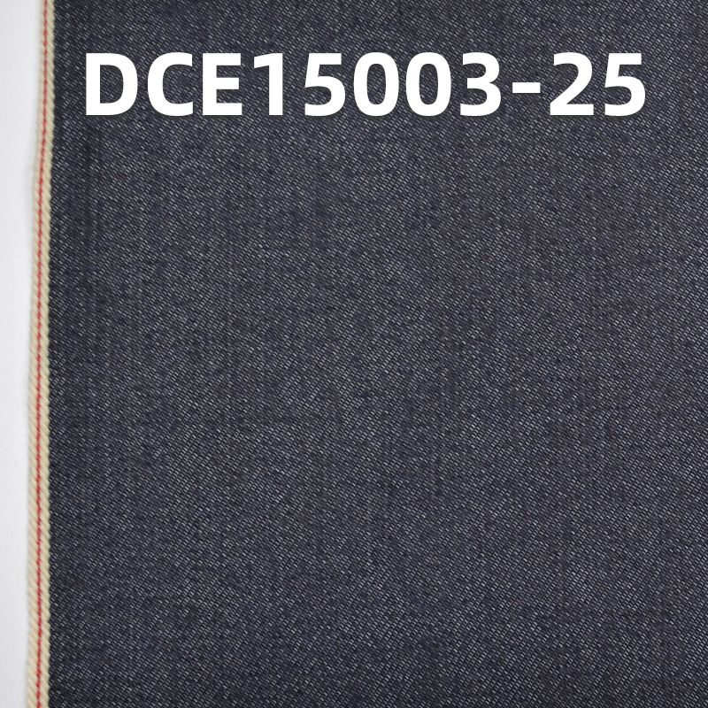 棉涤右斜红边牛仔布 10.5oz 32/33" DCE15003-25