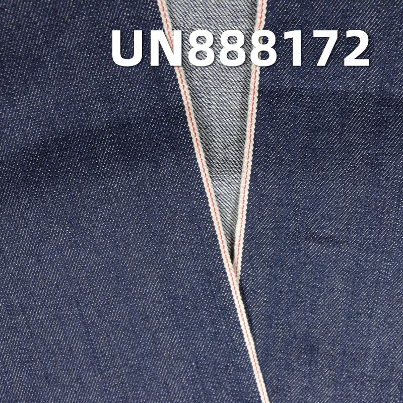 全棉竹节右斜红邊牛仔 10.6oz 32" UN888172