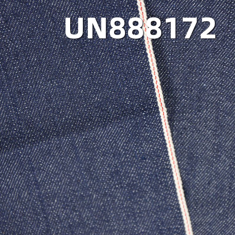 全棉竹节右斜红邊牛仔 10.6oz 32" UN888172