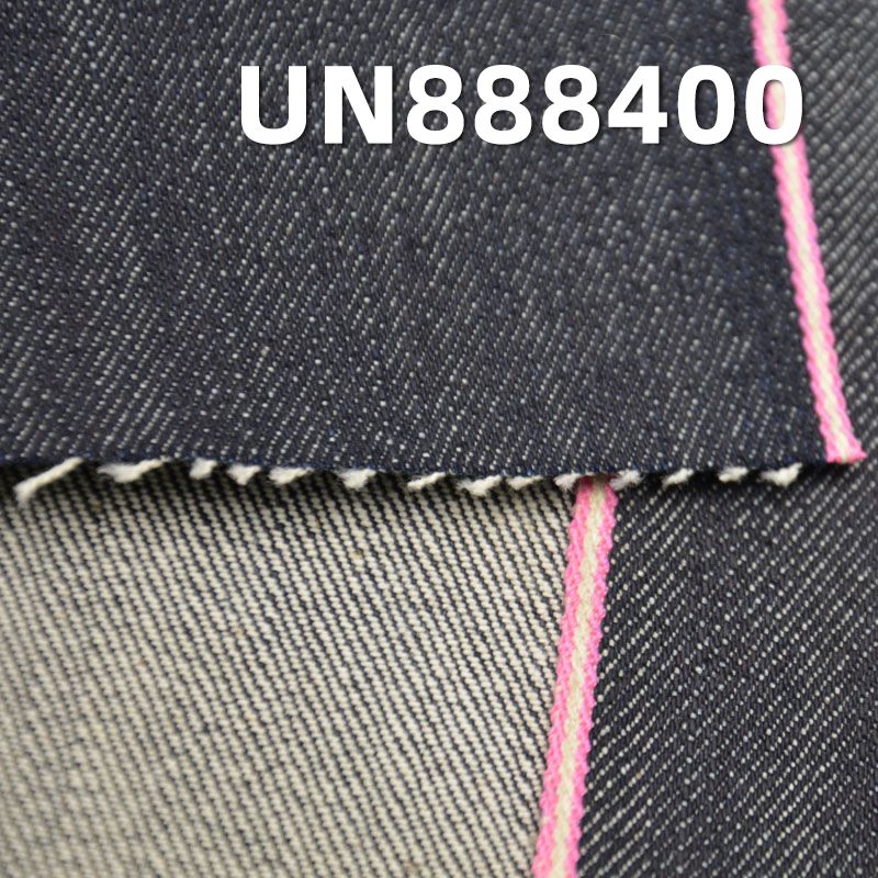 100%棉竹节右斜红边牛仔布 14.5oz 29/30" UN888400