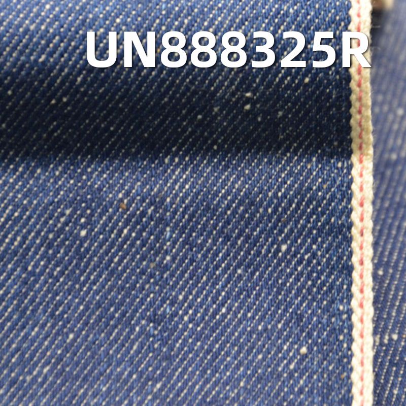 全棉竹节珍珠紗色边退浆牛仔布 10.7oz 32/33" UN888325R