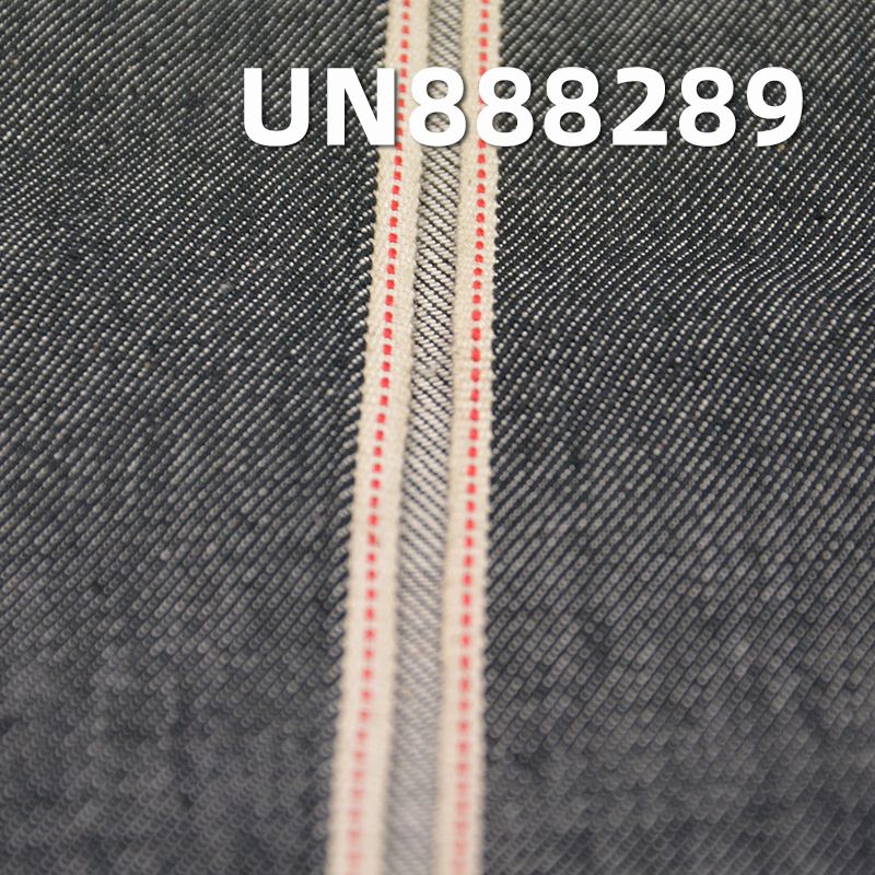 100%棉竹节右斜色边牛仔布 6oz 34/35" UN888289