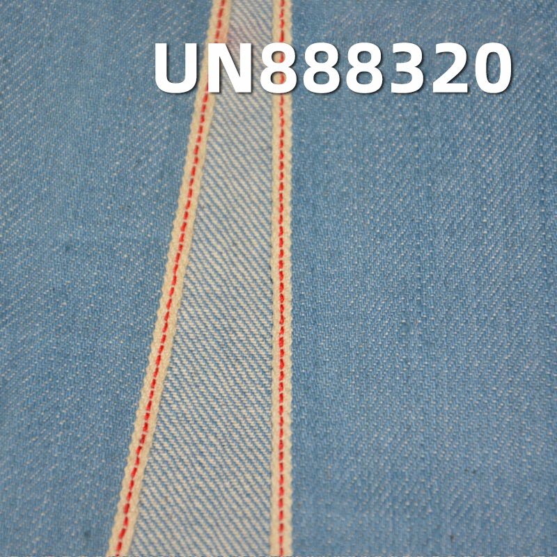 100%棉竹节右斜红边牛仔 11oz 31/32" UN888320