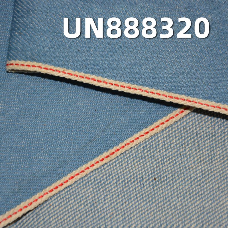 100%棉竹節右斜紅邊牛仔 11oz 31/32" UN888320